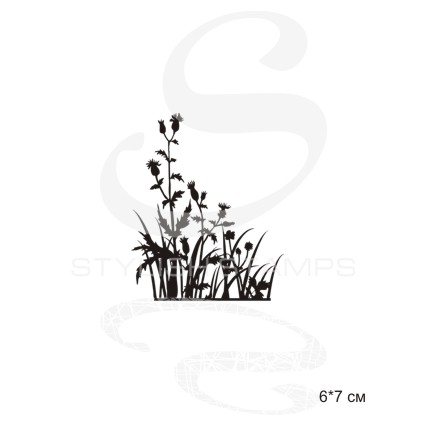 Штамп Stylish Stamps "Чертополох куст"