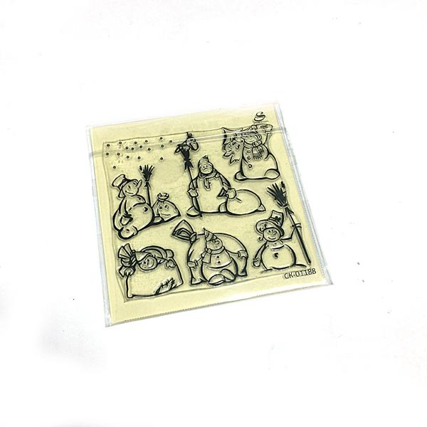 Штамп Stylish Stamps "Набор снеговиков"