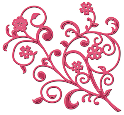 Нож для вырубки Spellbinders D-Lites"Fantastic Flourish 1"