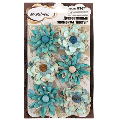 Набор цветов MrPainter "Лазурная гладь"