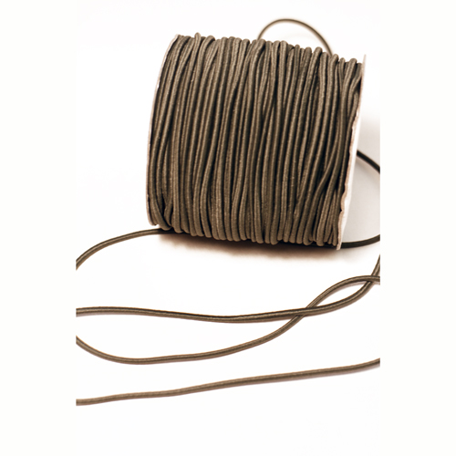 Шнур эластичный 2 мм, цвет хаки