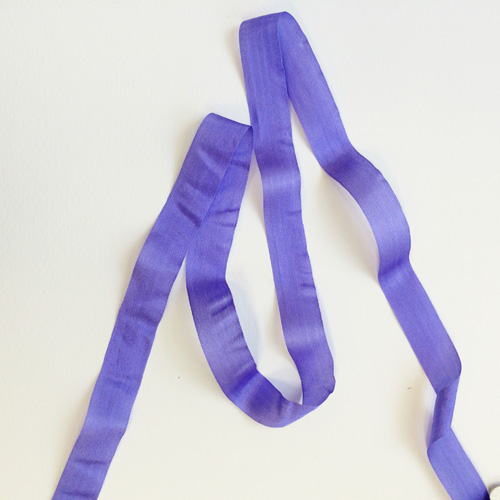 Лента шёлковая 13 мм. Цвет сиреневый