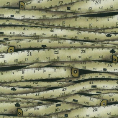 Ткань лоскутная 50 х 55 см "6600", винтажный сантиметр