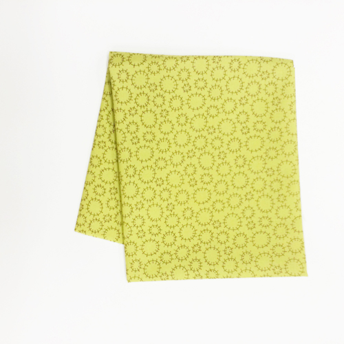 Ткань лоскутная 50 х 55 см "4702", заплатки на салатовом