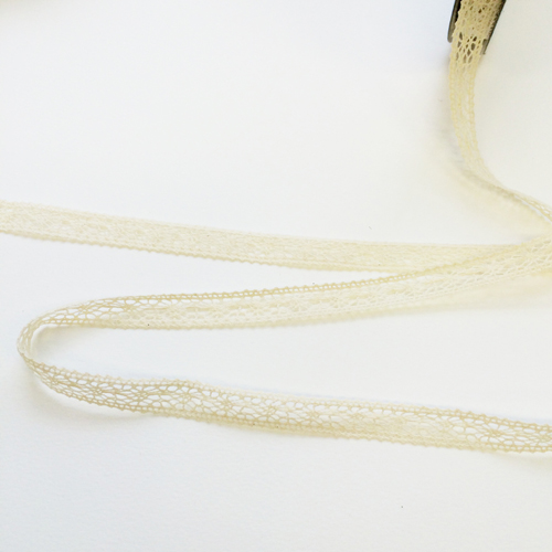 Кружево вязаное Gamma 13 мм, цвет кремовый