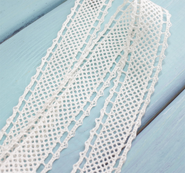 Кружево вязаное Gamma 22 мм, цвет кремовый