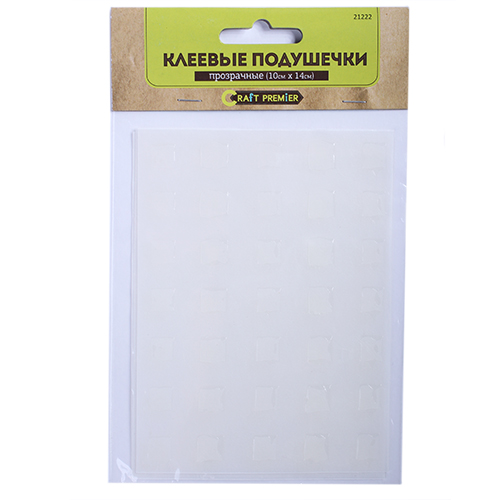 Клеевые подушечки прозрачные CraftPremier