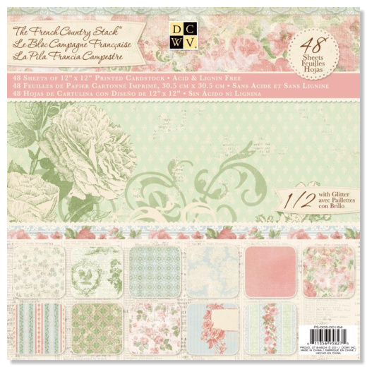 Набор бумаги DCWV 30 х 30 см "French Country"
