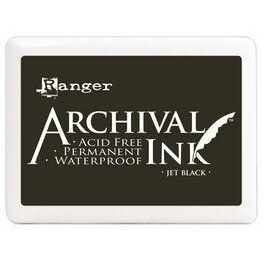 Подушечка чернильная Ranger Archival ,цвет чёрный