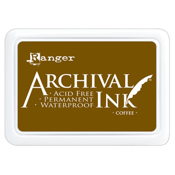 Подушечка чернильная Ranger Archival,цвет кофе