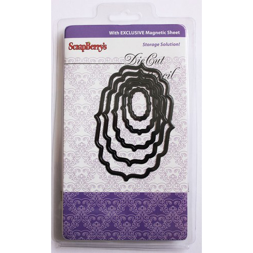 Ножи для вырубки Scrapberrys "Рамочки Фигурные #22814"