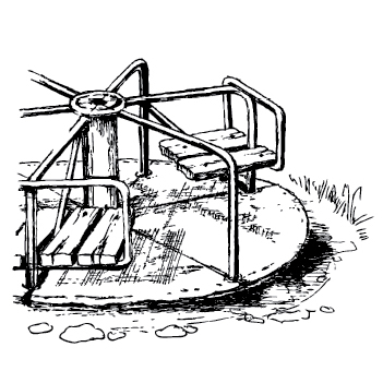 Штамп "Качели-карусели"