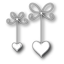 Нож для вырубки Memory Box "Драгоценные сердечки" (MB171)