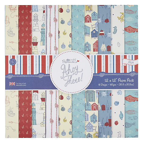 Набор бумаги 30 х 30 см Papermania "Ahoy"