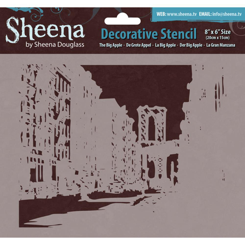 Трафарет 20 х 15 см Sheena Douglas "The Big Apple"