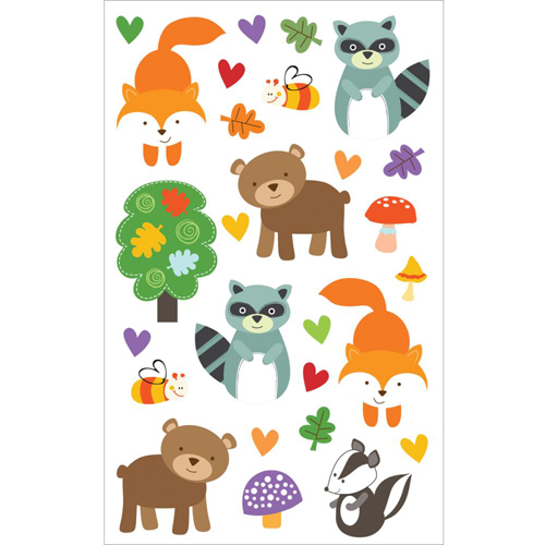 Наклейки Mrs Grossman "Лесные приятели"