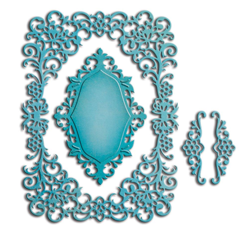 Ножи для вырубки Spellbinders "Цветочный девайн"