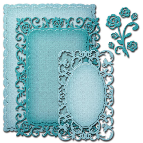 Ножи для вырубки Spellbinders "Романтичная роза"