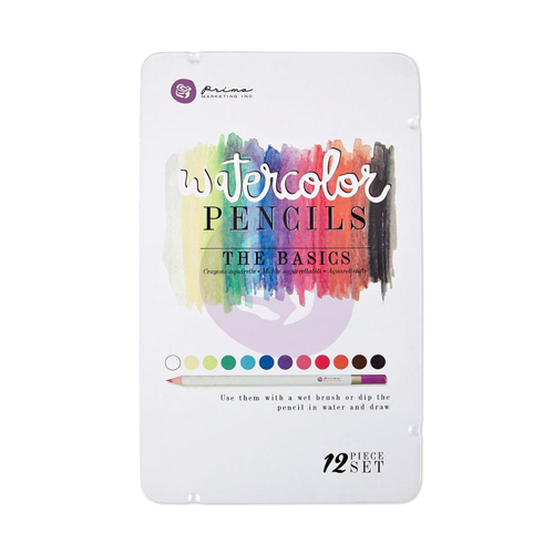 Набор акварельных карандашей Prima Mixed Media, тона базовые