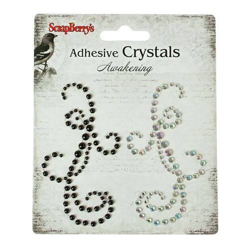 Аппликация самоклеющаяся из страз и жемчужинок Scrapberrys ПРОБУЖДЕНИЕ 1