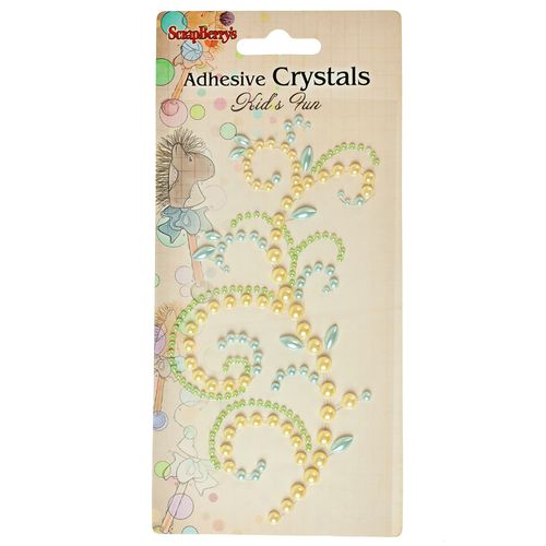 Аппликация самоклеющаяся из страз и жемчужинок Scrapberrys ЗАБАВА 2