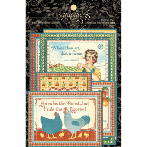 Набор карточек Graphic 45 Home Sweet Home