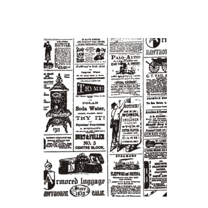 Штамп Stylish Stamps "Газета"