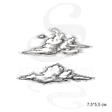Штамп Stylish Stamps "Облака"