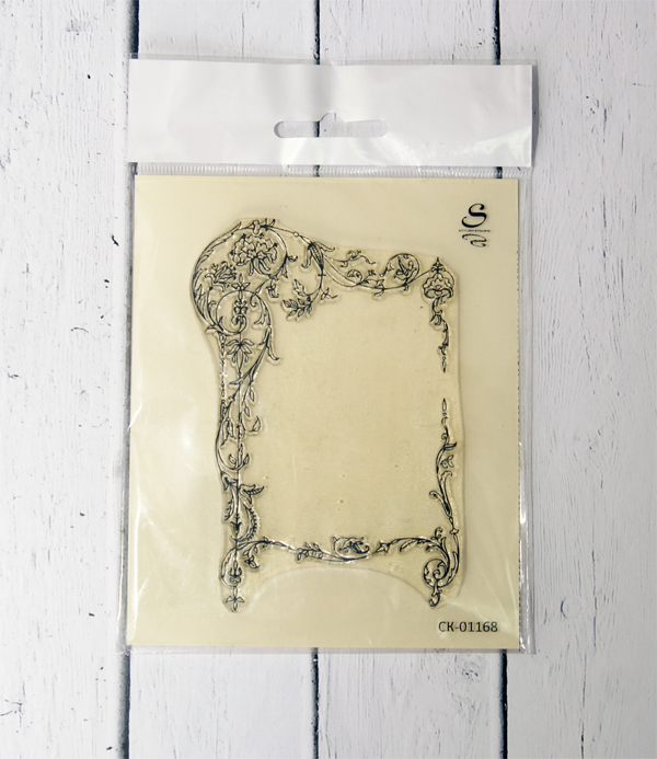 Штамп Stylish Stamps "Рамка из растительных завитков"