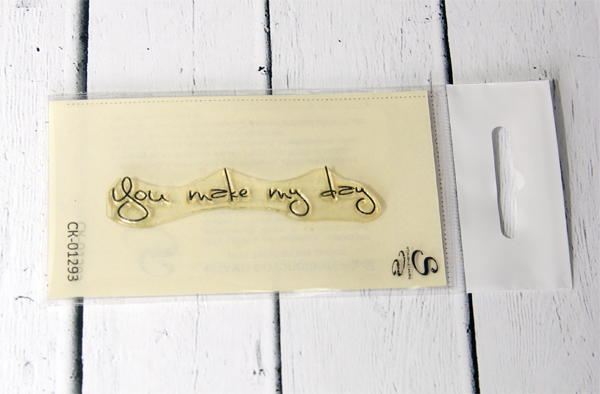 Штамп Stylish Stamps "You make my day"
