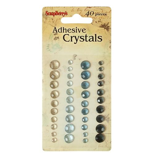 Самоклеющиеся граненые камушки Scrapberrys Холодные оттенки