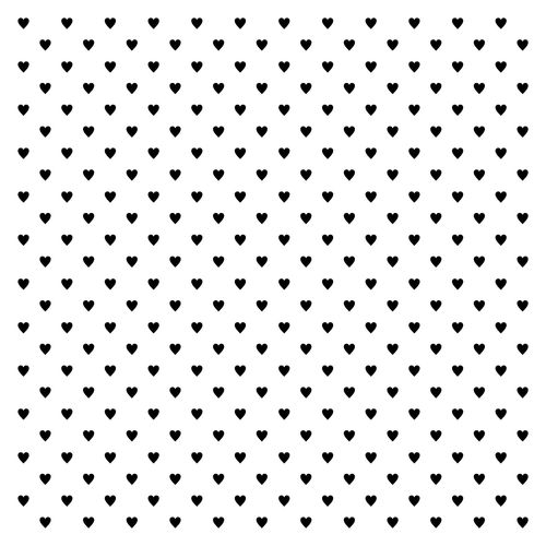 Трафарет 15 х 15 см Scrapberrys "Мини-сердечки"