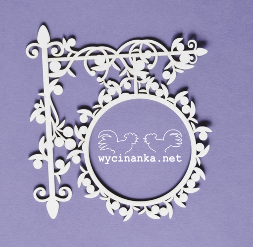 Вырубные элементы из чипборда "Ретро", рамка