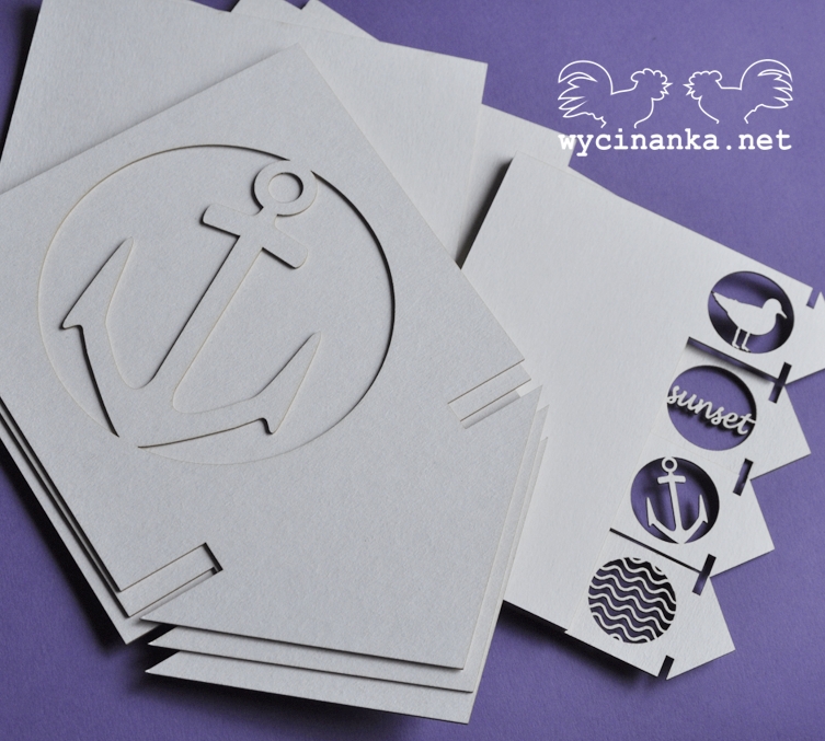 Заготовка из чипборда Wycinanka "Лето на море"