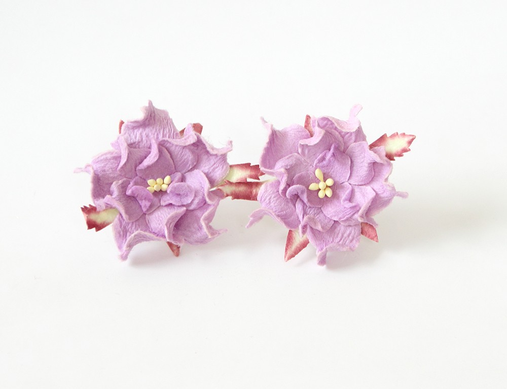 Гардения 5 см . Цвет сиреневый