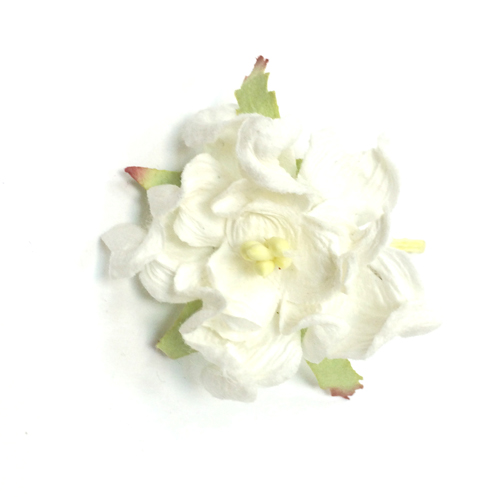 Гардения 5 см . Цвет бело-розовый