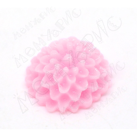 Пластиковый мини-цветочек. Цвет розовый.