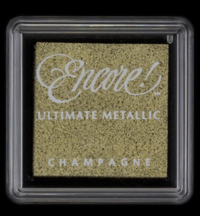 Чернильная подушечка "Ultimate metallic". Цвет шампанское..