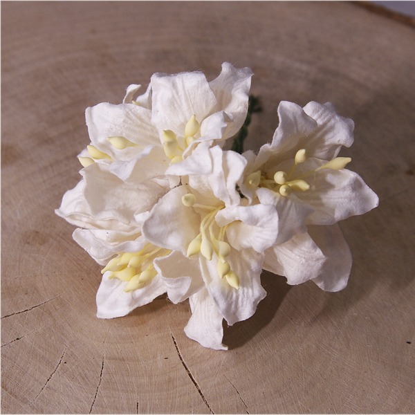 Букет лилий 4 см Белый