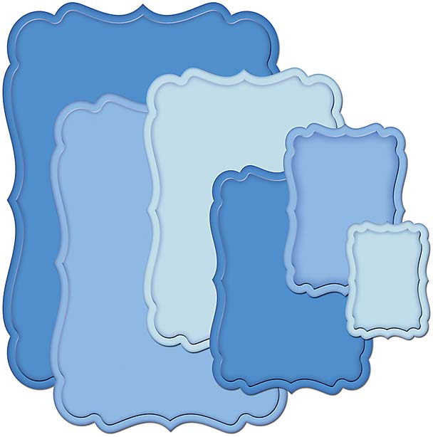 Набор ножей для вырубки Spellbinders "Labels 17"