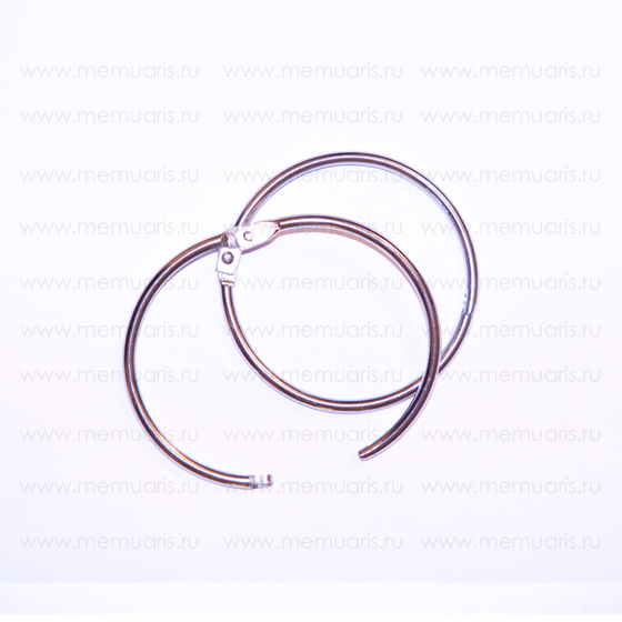 кольцо для альбома 50 мм, цвет серебряный