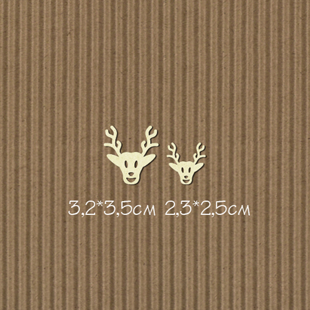 Чипборд "Олень Рудольф"