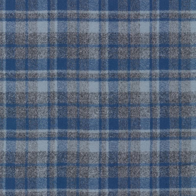 Ткань фланелевая лоскутная 50 х 55 см "Mammoth flannel", синий шарф