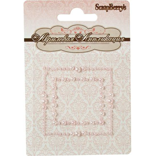 Аппликация Scrapberrys РАМОЧКИ, кремовый