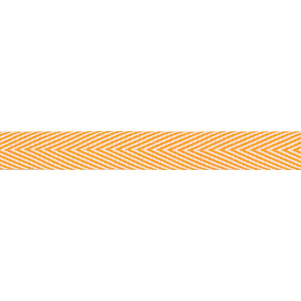 Лента May Arts "Твил". Цвет оранжевый
