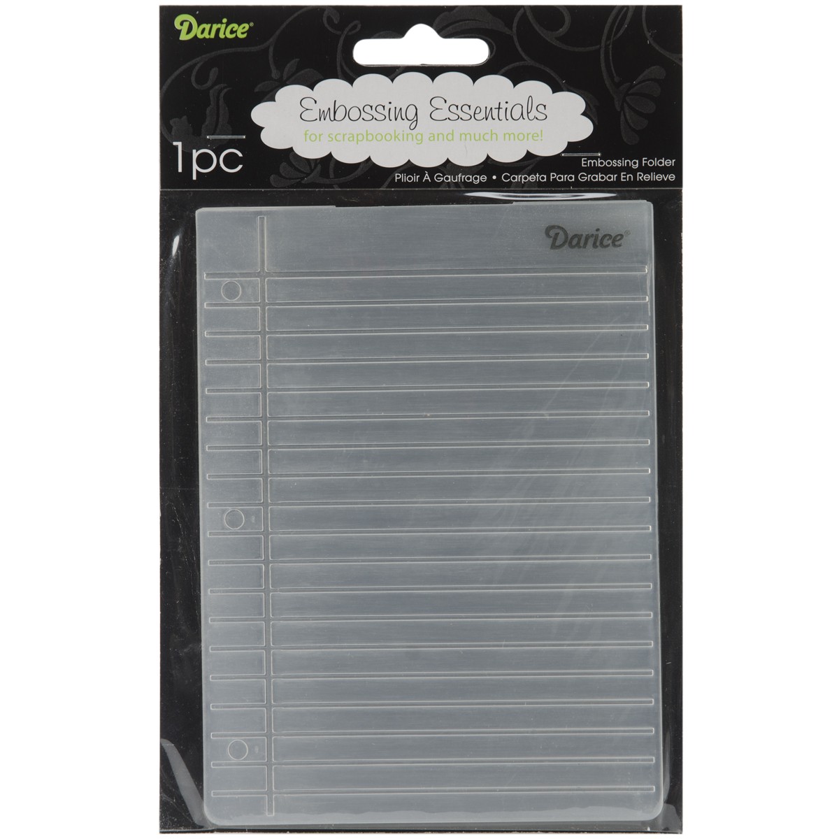 Папка для тиснения Darice "Блокнотный лист"