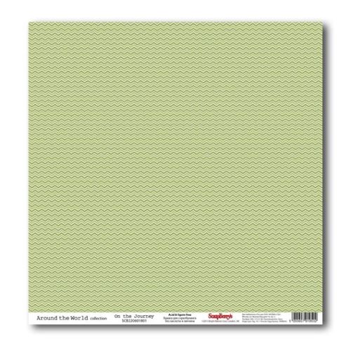 Бумага Scrapberrys "Вокруг Света", в дороге (SB161-1)