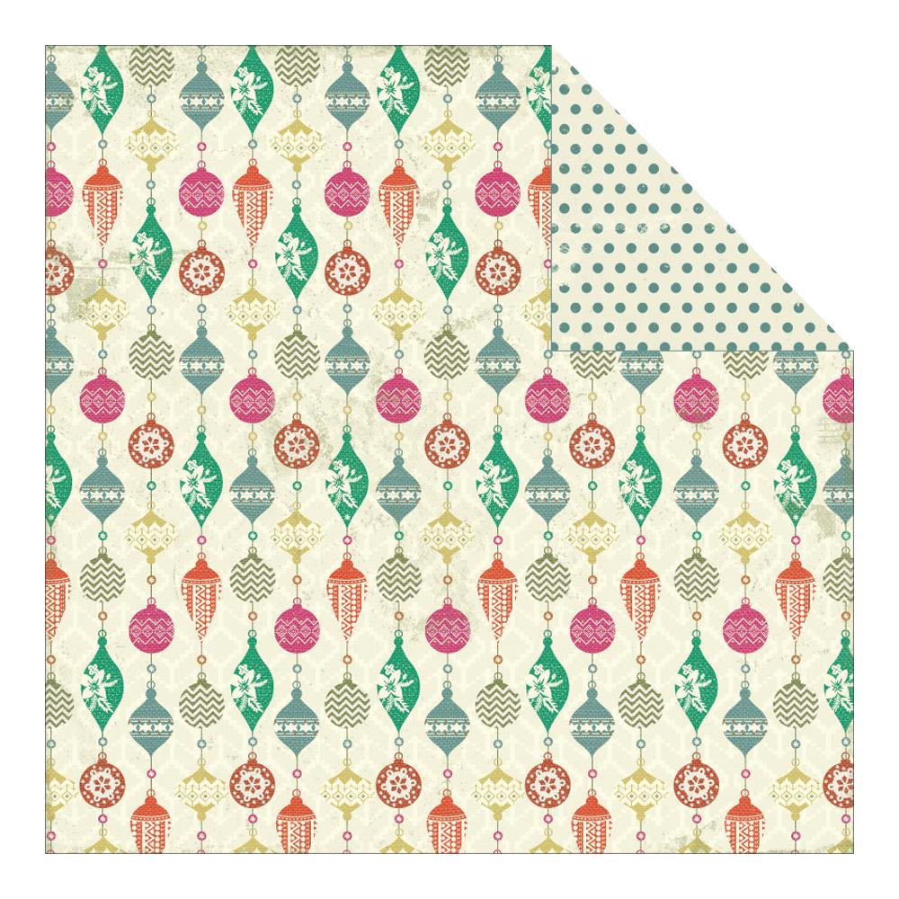 Двусторонняя бумага для скрапбукинга Authentique "Tradition",Ornament Patterned (AU40)