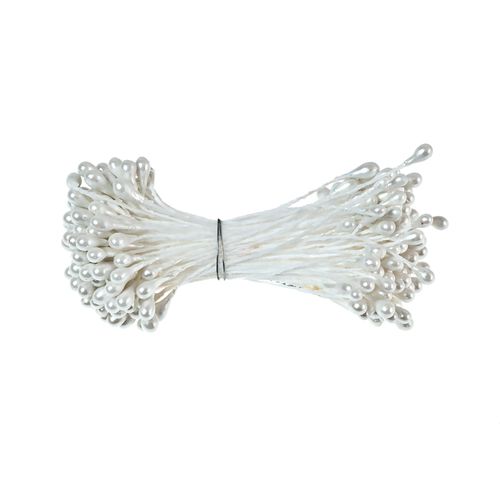 Тычинки БЕЛЫЕ фасовка, 144 штуки