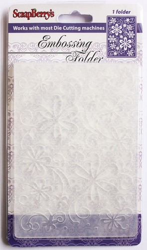 Папка для тиснения Scrapberrys "Цветочное Удовольствие "